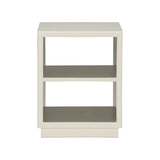 Ella Side Table White/Cream, Silver 370091 Chelsea House