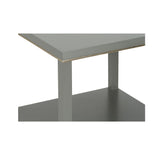 Jeza Side Table Gray, Silver 370092 Chelsea House