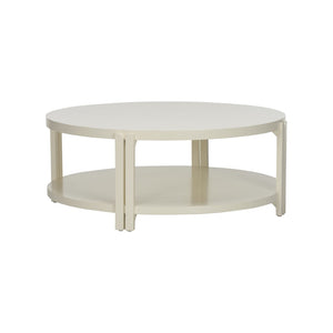 Rosemary Cocktail Table White/Cream 370097 Chelsea House