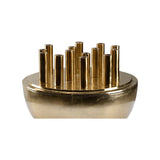 Fluted Brass Vase Gold 370102 Chelsea House