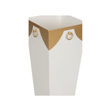 Plais Planter Tall White/Cream, Gold 370111 Chelsea House