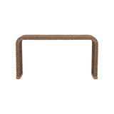 Rope Waterfall Console Brown, Gold 370115 Chelsea House