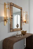 Rope Waterfall Console Brown, Gold 370115 Chelsea House