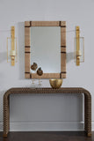 Rope Waterfall Console Brown, Gold 370115 Chelsea House