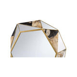 Petrified Wood Geometric Mirror Brown 370121 Chelsea House