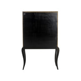 Talia Bar Cabinet Black, Brown 370125 Chelsea House