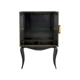 Talia Bar Cabinet Black, Brown 370125 Chelsea House