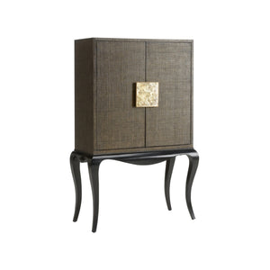 Talia Bar Cabinet Black, Brown 370125 Chelsea House