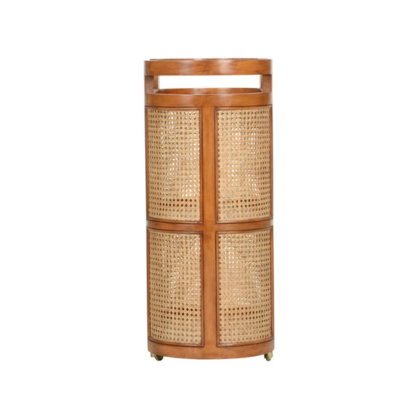 Berkshire Bar Cart Brown, Gold 370130 Chelsea House