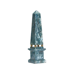 Blue Hammer Shell Obelisk Blue 370138 Chelsea House