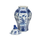 Willow Tree Ginger Jar Blue, White/Cream 370166 Chelsea House