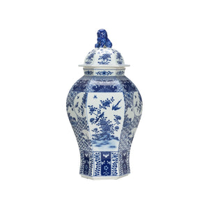 Willow Tree Ginger Jar Blue, White/Cream 370166 Chelsea House