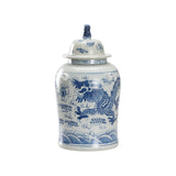 Song Dragon Jar Blue, White/Cream 370169 Chelsea House