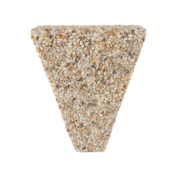 Chelsea House Shell Bracket Handcrafted Natural Shell Wall Sconce By Jamie Merida — Coastal Texture, 12"H X 10"W 370283