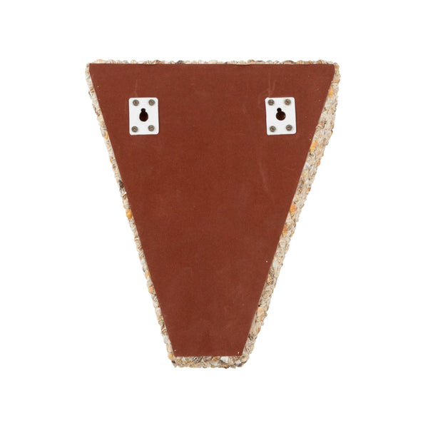 Chelsea House Shell Bracket Handcrafted Natural Shell Wall Sconce By Jamie Merida — Coastal Texture, 12"H X 10"W 370283