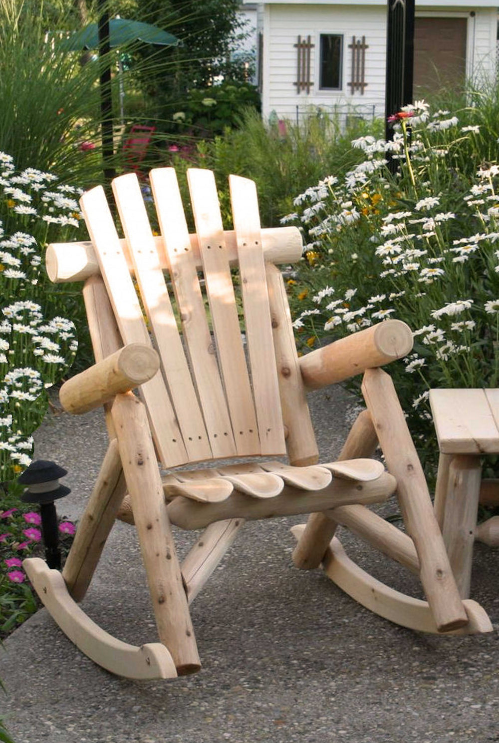 Homeroots 31" X 42" X 41"  Natural Wood Rocking Chair  Wood 370284