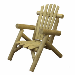 Homeroots 28" X 30" X 39"  Natural Wood Lounge Chair  Wood 370285