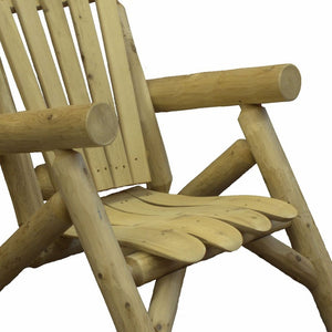 Homeroots 28" X 30" X 39"  Natural Wood Lounge Chair  Wood 370285