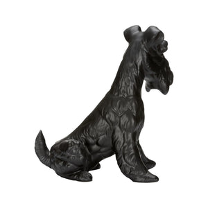 Chelsea House Henry Matte Black Dog Statue — Petite Ceramic Home Accent, Minimalist Silhouette For Shelves & Gifts 370312
