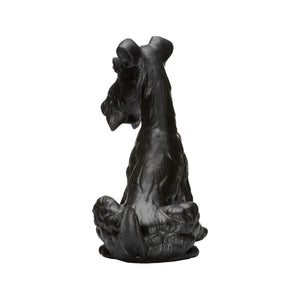 Chelsea House Henry Matte Black Dog Statue — Petite Ceramic Home Accent, Minimalist Silhouette For Shelves & Gifts 370312