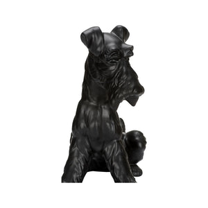 Chelsea House Henry Matte Black Dog Statue — Petite Ceramic Home Accent, Minimalist Silhouette For Shelves & Gifts 370312