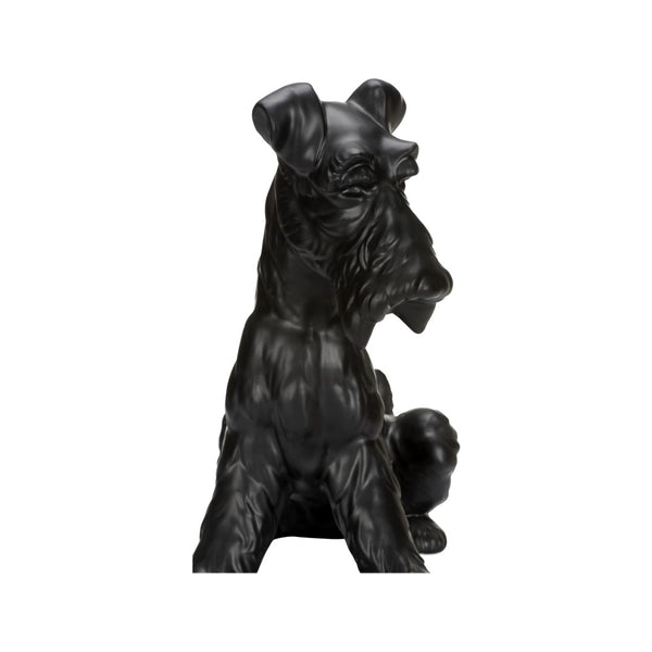 Chelsea House Henry Matte Black Dog Statue — Petite Ceramic Home Accent, Minimalist Silhouette For Shelves & Gifts 370312