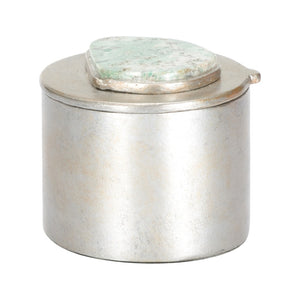 Chelsea House Caribbean Gold Jewelry Box Oval With Multi-Color Stones, Filigree Metal Keepsake Box For Rings 370335