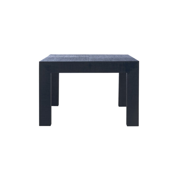Chelsea House Sanibel Raffia-Wrapped Coffee Table By Jamie Merida — Parsons Silhouette, Durable Black Finish, 48" Wide 370343