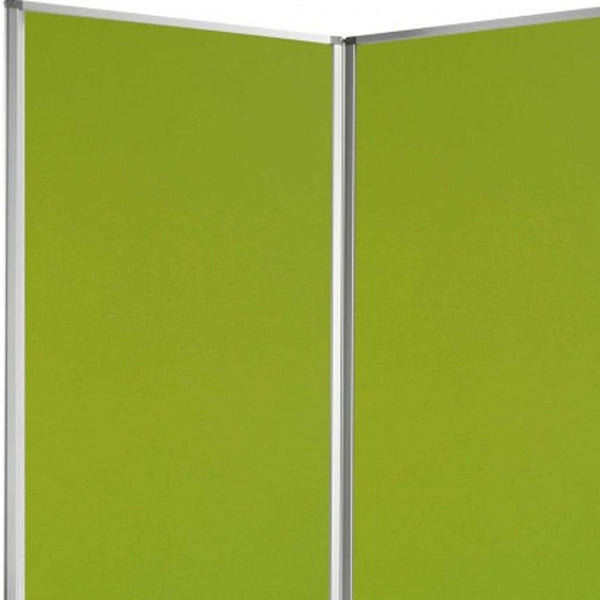 Homeroots 318" X 1" X 71" Green, Metal, 9 Panel, Screen Green Metal 370383