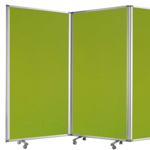 Homeroots 318" X 1" X 71" Green, Metal, 9 Panel, Screen Green Metal 370383