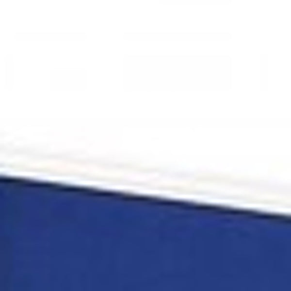 Homeroots 212 X 1 X 71 Blue Metal 6 Panel Screen Blue Metal 370384