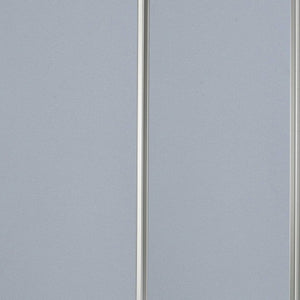 Homeroots 212 X 1 X 71 Metal Grey 6 Panel Screen Gray Metal 370386