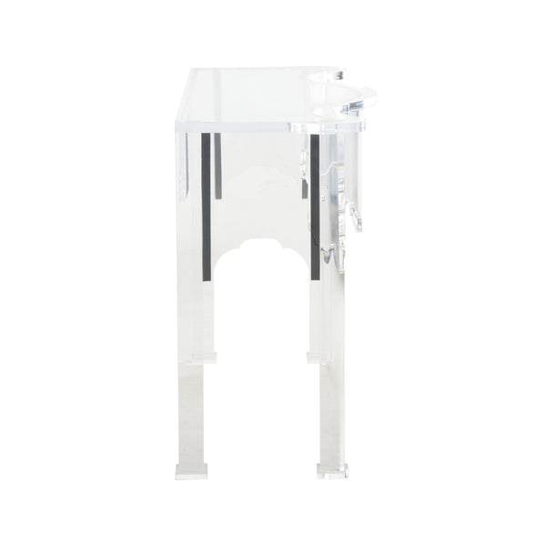 Chelsea House Kensington Console - Elegant Design For Modern Spaces, Perfect For Entryways And Living Areas Clear  370391