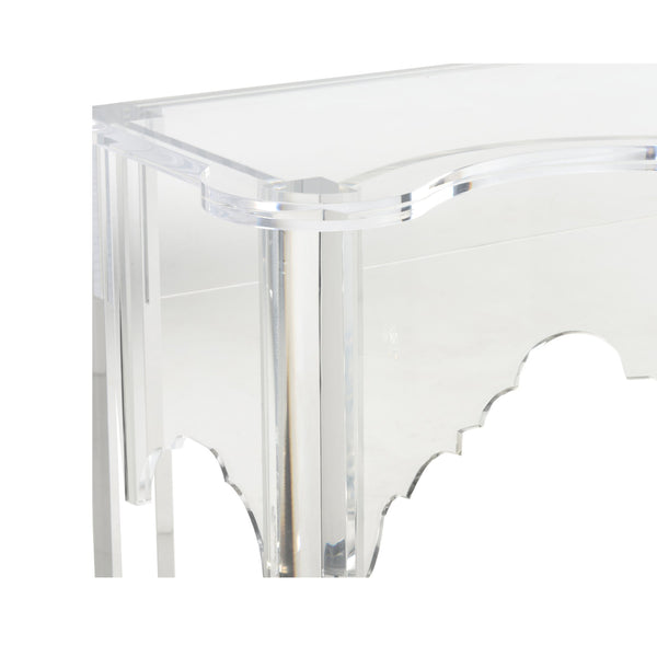 Chelsea House Kensington Console - Elegant Design For Modern Spaces, Perfect For Entryways And Living Areas Clear  370391