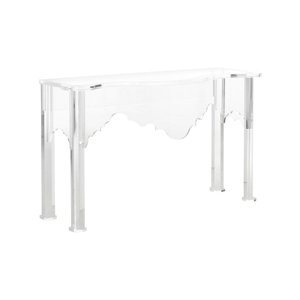 Chelsea House Kensington Console - Elegant Design For Modern Spaces, Perfect For Entryways And Living Areas Clear  370391
