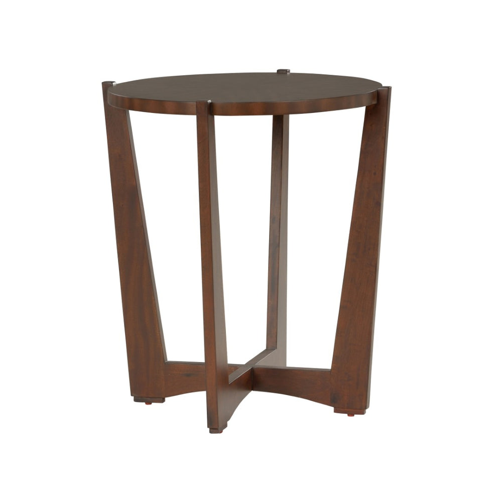 Chelsea House Ardoise Mahogany Side Table By Jamie Merida — French Mid‑Century Elegance, Solid Joinery, Versatile Accent (27"X24") 370397