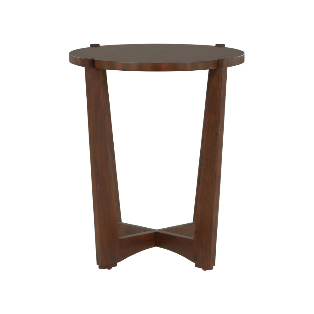 Chelsea House Ardoise Mahogany Side Table By Jamie Merida — French Mid‑Century Elegance, Solid Joinery, Versatile Accent (27"X24") 370397