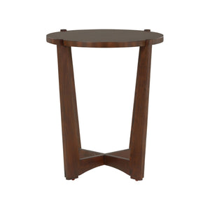 Chelsea House Ardoise Mahogany Side Table By Jamie Merida — French Mid‑Century Elegance, Solid Joinery, Versatile Accent (27"X24") 370397