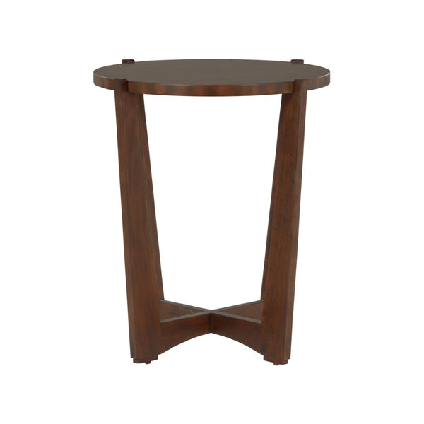 Chelsea House Ardoise Mahogany Side Table By Jamie Merida — French Mid‑Century Elegance, Solid Joinery, Versatile Accent (27"X24") 370397