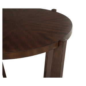 Chelsea House Ardoise Mahogany Side Table By Jamie Merida — French Mid‑Century Elegance, Solid Joinery, Versatile Accent (27"X24") 370397