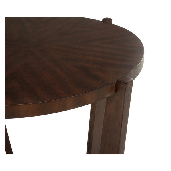 Chelsea House Ardoise Mahogany Side Table By Jamie Merida — French Mid‑Century Elegance, Solid Joinery, Versatile Accent (27"X24") 370397