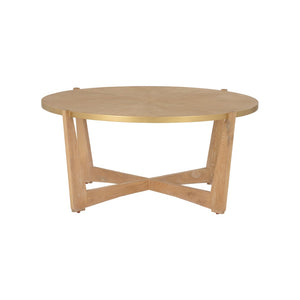 Chelsea House Ardoise Cerused Oak Cocktail Table — French Mid‑Century Inspired, Minimalist Centerpiece, Durable Craftsmanship 370399