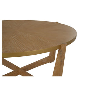 Chelsea House Ardoise Cerused Oak Cocktail Table — French Mid‑Century Inspired, Minimalist Centerpiece, Durable Craftsmanship 370399