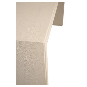 Chelsea House Goldsborough Console By Jamie Merida — Cream Shagreen Wrap, Slim 64" Console For Entryways & Narrow Spaces 370402