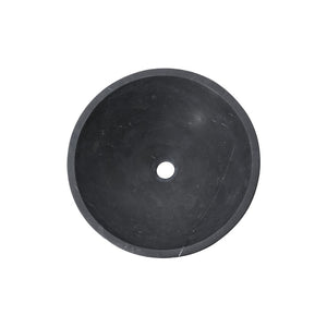 English Elm Luxury Solid Natural Marble Vessel Sink Round Matte Stone Basin Above Counter Vanity W1696P408023