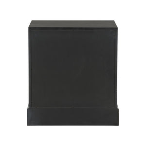 Chelsea House Cooper Cooper River Chest In Black Cerused Oak With Nickel Drop Pulls — Low Country Design, Compact Elegance 370404