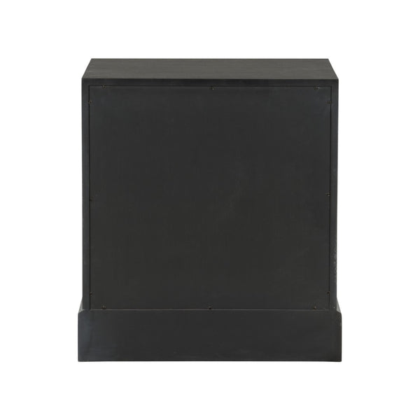 Chelsea House Cooper Cooper River Chest In Black Cerused Oak With Nickel Drop Pulls — Low Country Design, Compact Elegance 370404