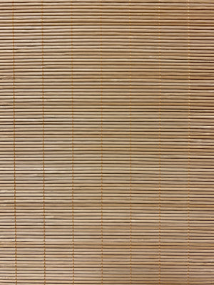 Homeroots 6" Light Bamboo 3 Panel Room Divider Screen  Wood 370410