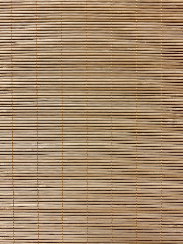 Homeroots 6" Light Bamboo 3 Panel Room Divider Screen  Wood 370410