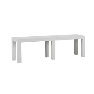Chelsea House Lambeth Parsons Coffee Table In Crisp White — Low-Profile 60" Durable Surface For Modern Living Rooms 370412